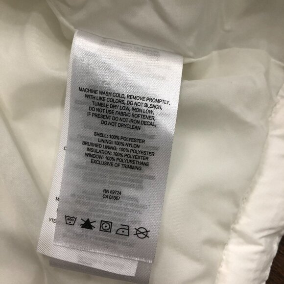 Columbia Omni Shield Advanced Repellency Breast Cancer Women M Puffer Vest White - Picture 8 of 9